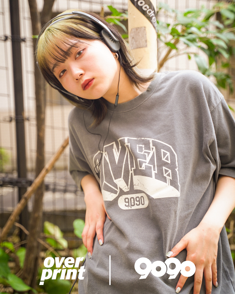 2022年限定カラー 9090 ロングtシャツ ナインティーズ overprint