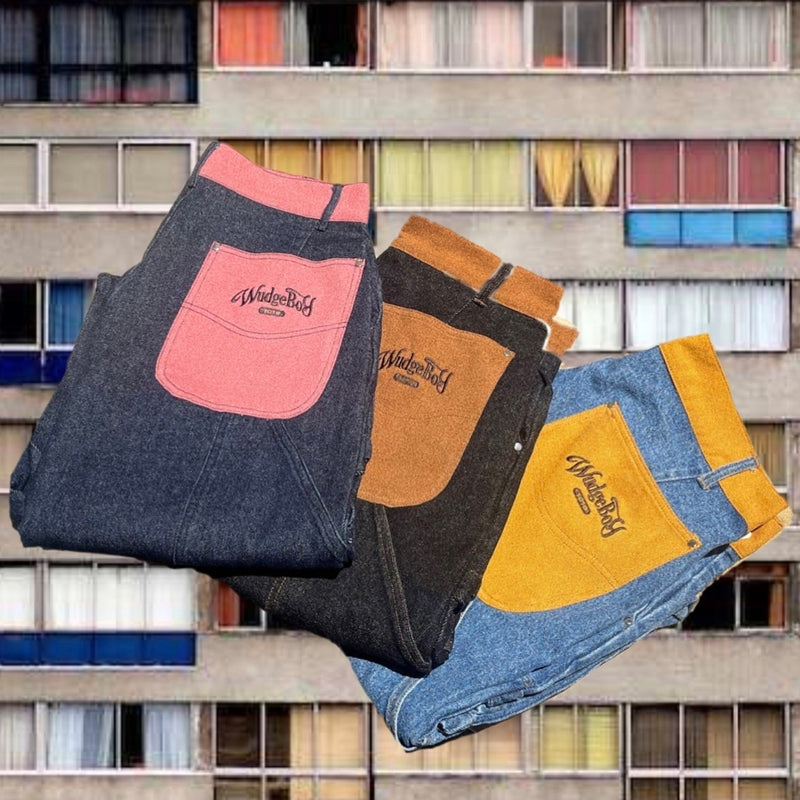 WudgeBoy color pocket denim pants 適当な価格 sandorobotics.com