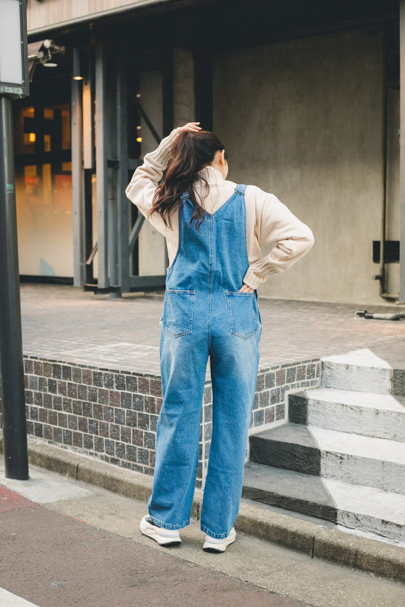 HTH ORIGINAL DENIM JUMPSUIT - オールインワン