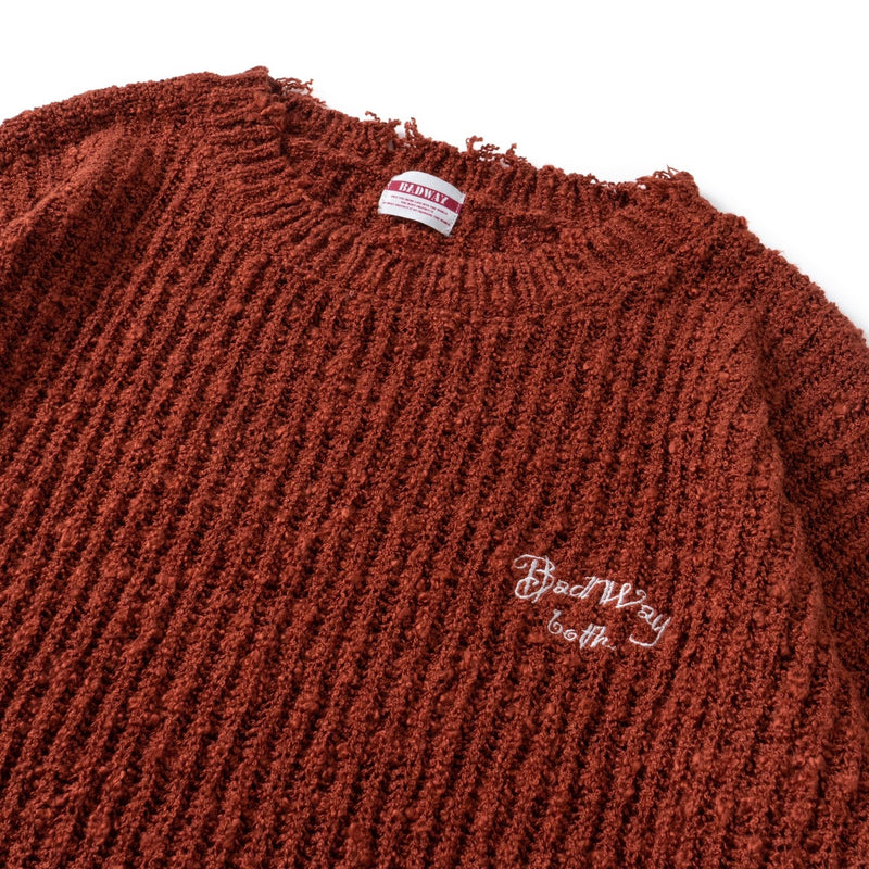 liberal arts damage knit オーバーサイズニット お洒落 39000円引き