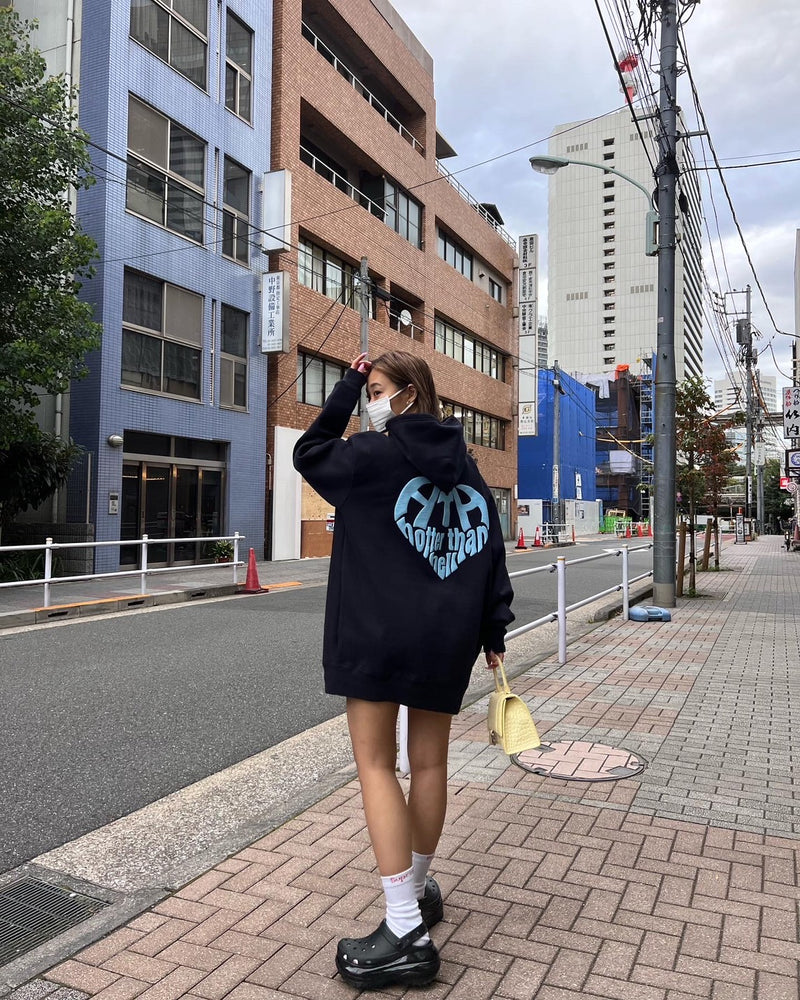 HTH Heart logo hoodie パーカー フーディー