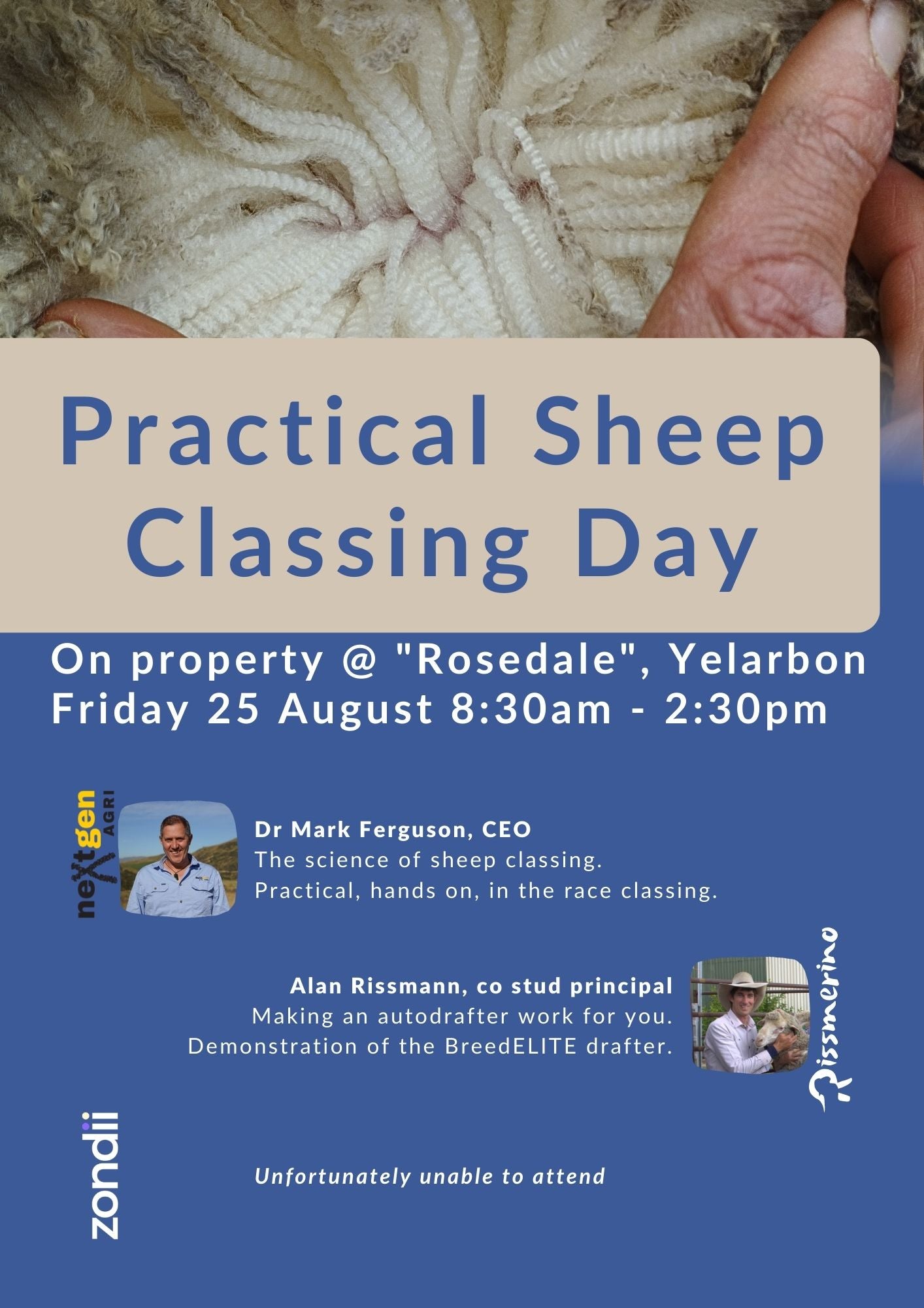 Practical Sheep Classing Day Flyer