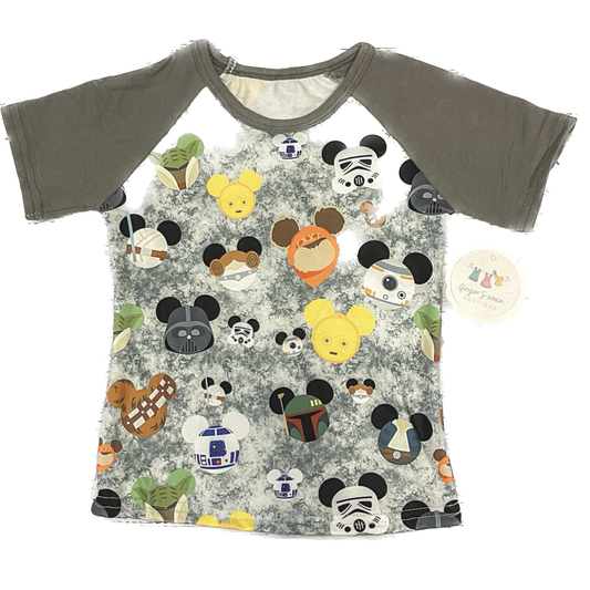 Enchanted Designer Inspired Print Boys Button-up shirt – Ginger's XOXO  Boutique