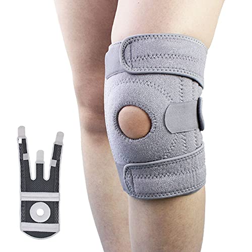 Rodillera para menisco, rodilleras para dolor de rodilla para mujeres,  soporte de rodilla ajustable, manga de compresión profesional, correa de  apoyo