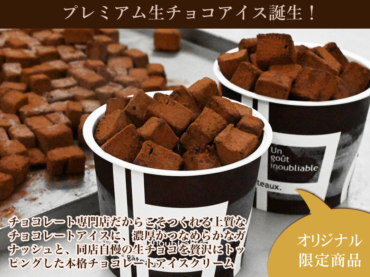 プレミアム生チョコアイスセット（4個入り）