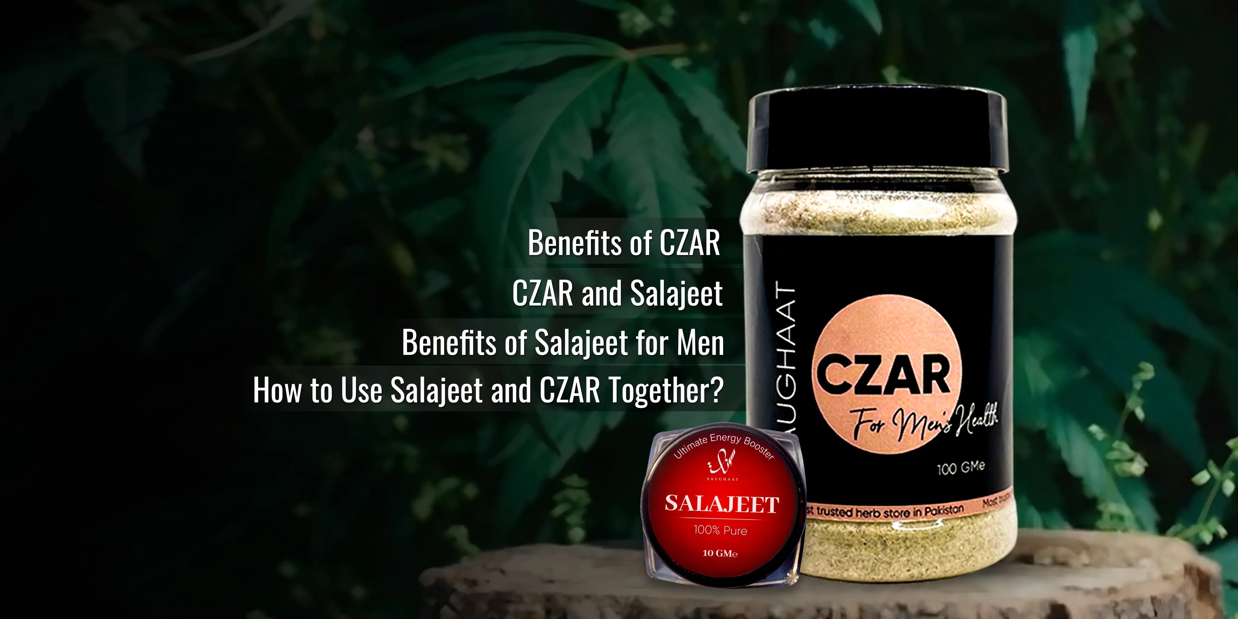 CZAR and Salajeet is the best solution for all men’s health issues