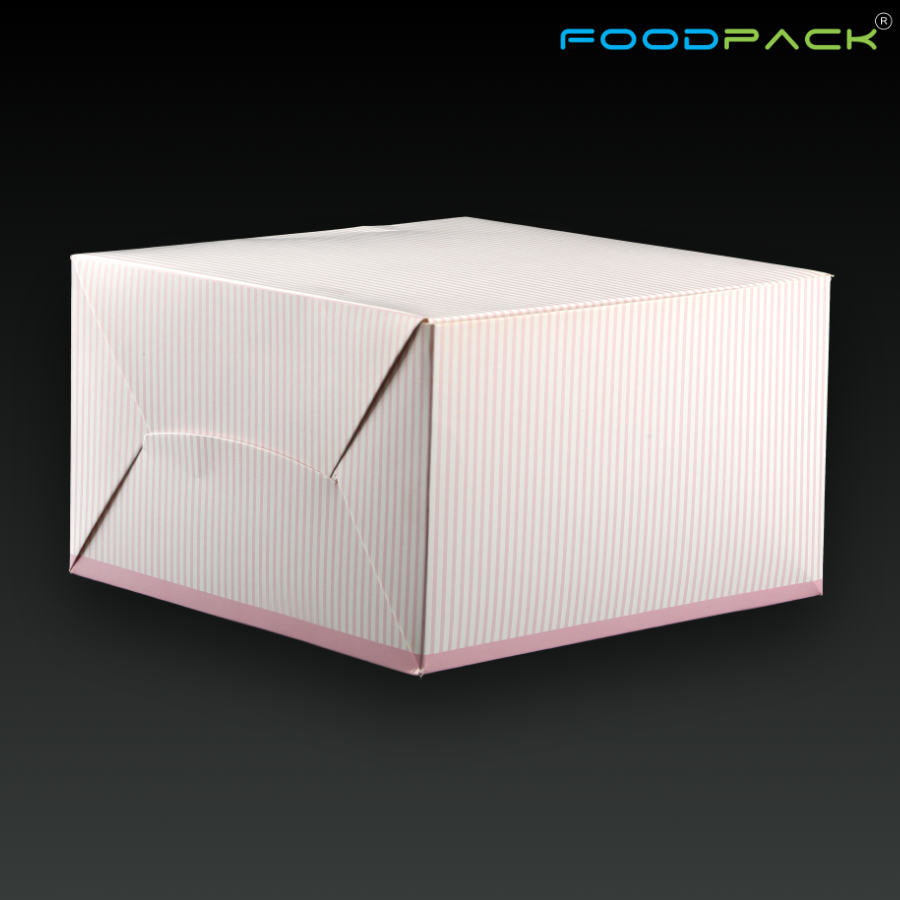 MINI CAKE / PASTRY / TARTS / PIES BOX – Pink Floral – 6X6X3 (Pack of 8) -  Chic a Choc