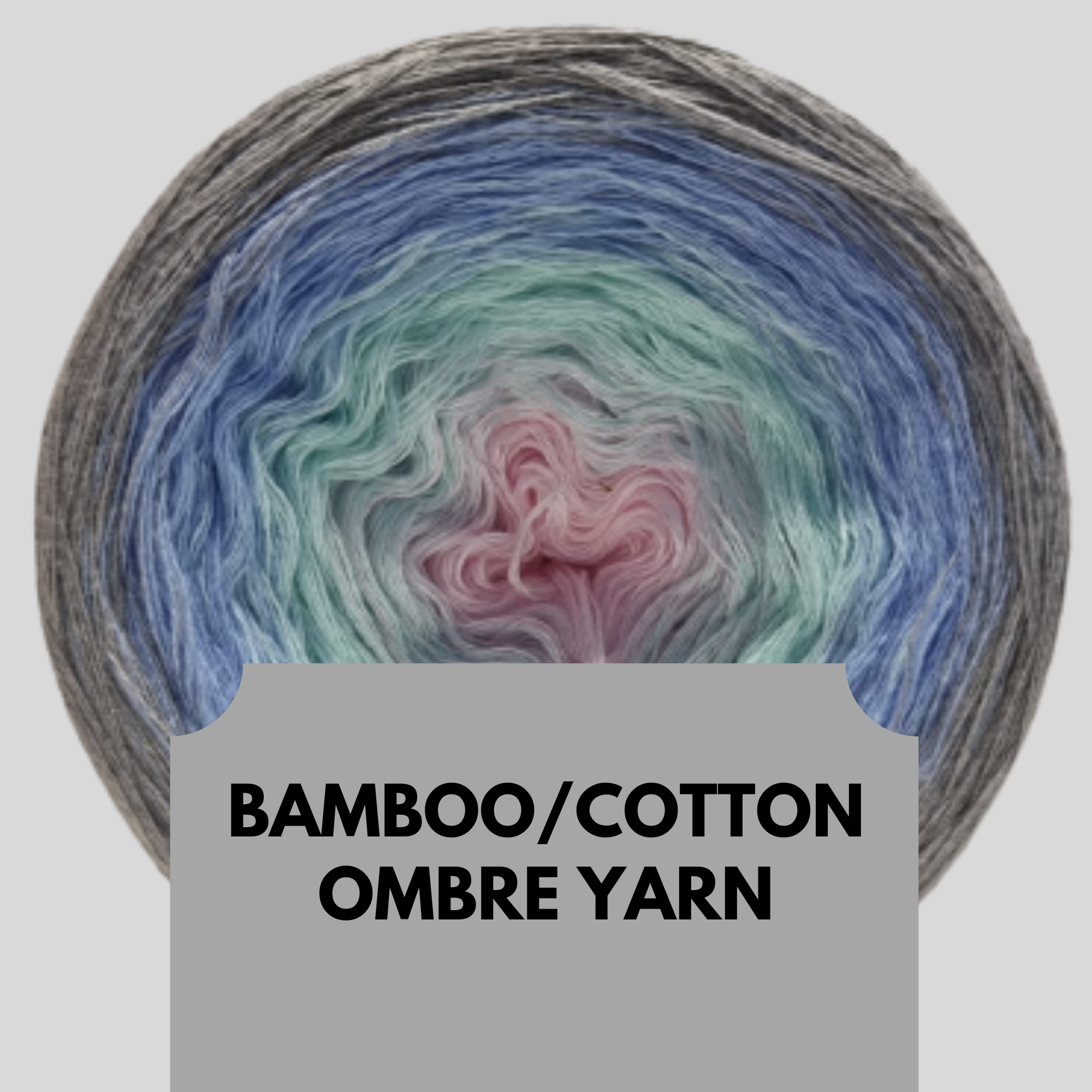 100% Cotton Ombre Yarn Cake 84-4-5 – yarnshopbyStayAlive