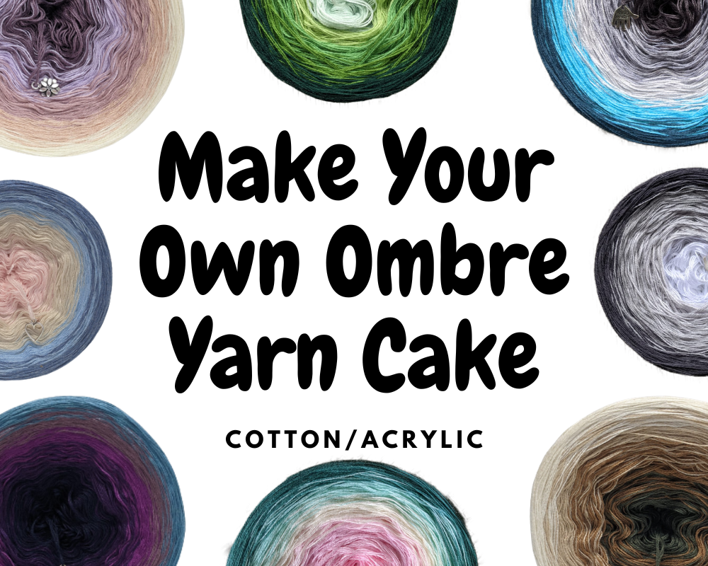 100% Cotton Ombre Yarn Cake 84-4-5 – yarnshopbyStayAlive