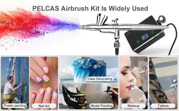 PELCAS airbrush makeup kit with compressor