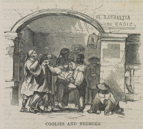 Chinese Coolies and Negro Slaves in Cuba 1859
