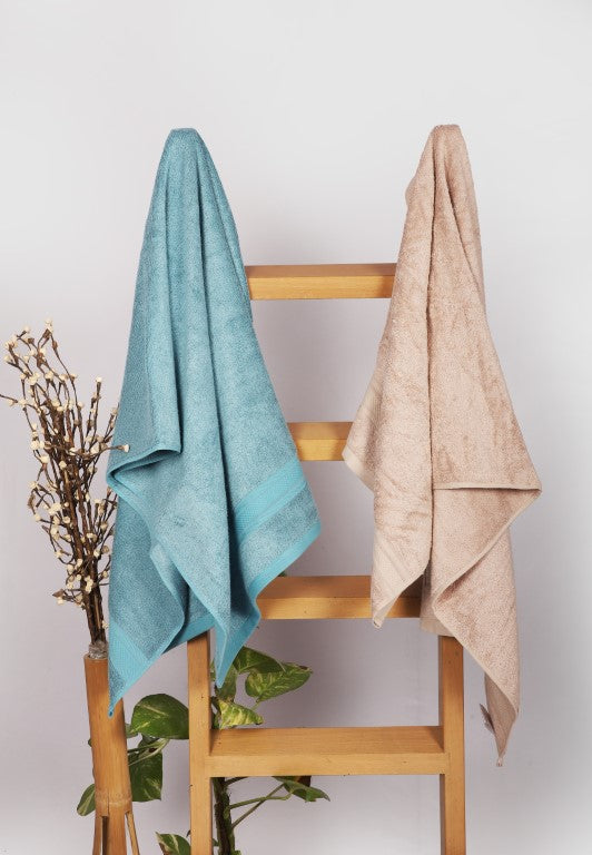 100% natural Bamboo Bath Towel (Single Piece) 600 GSM (Turquoise), Eco  Friendly, Soft & Gentle on Skin