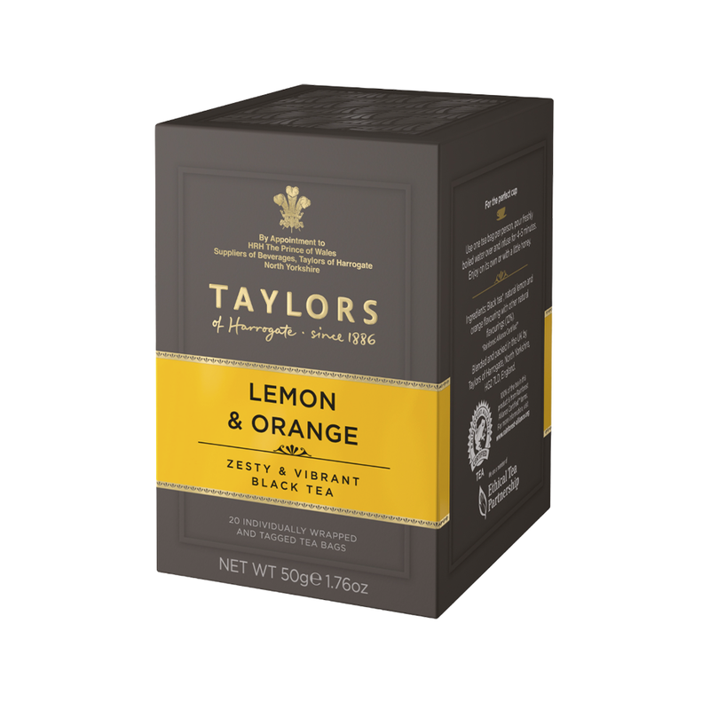 Té Lemon & Orange Tea Caja de 20 unid. Taylors