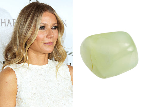 Gwyneth Paltrow loves the green jade stone