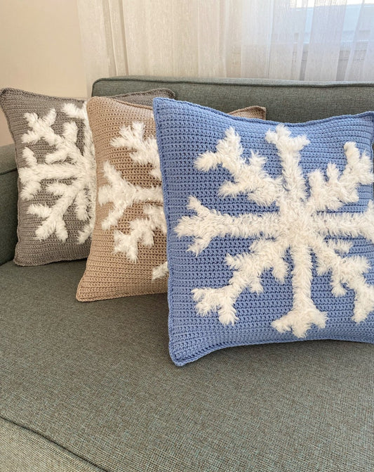 Christmas Granny Square Crochet Pillow Cover- Handmade Pillow Case –  Passion Jewelz Studio