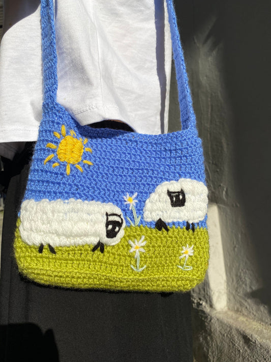 Granny Square Shoulder Handle Bag – BOHOASIS