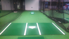 Batter Box stance mat, nylon 6x12 with home plate