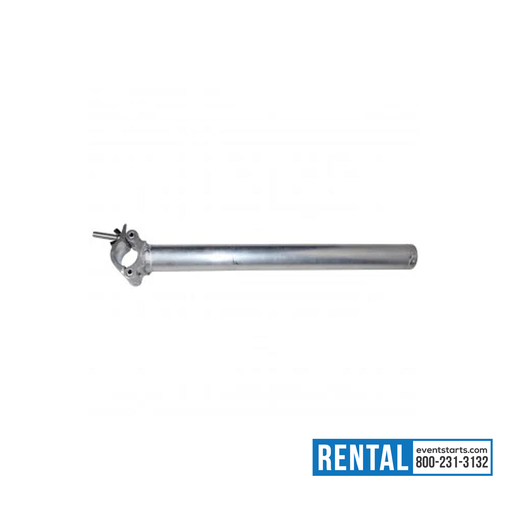 RENTAL Hanging Pipe For Truss 3mm 20” POLE With Pro Clamp