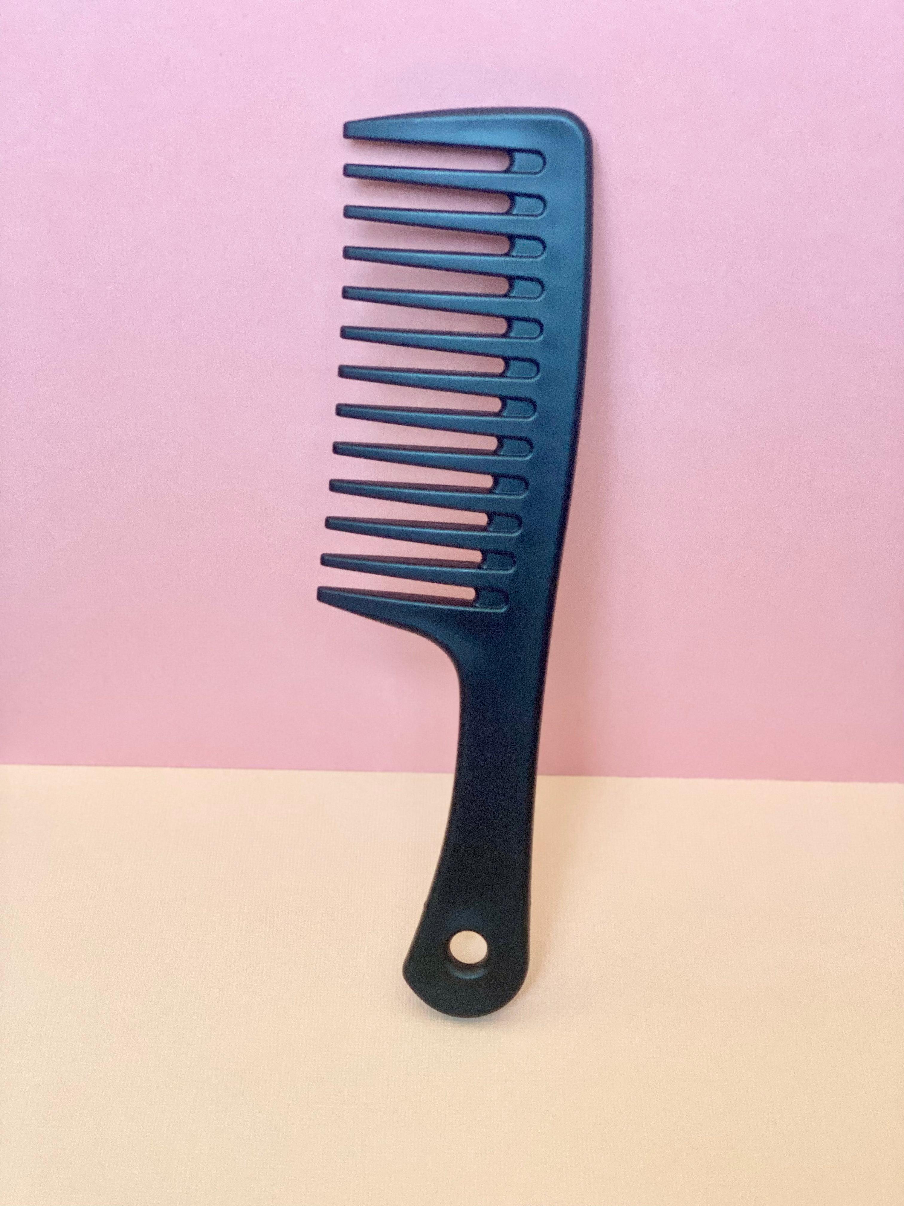 Wide Tooth Comb Hair Combs: 2Pcs Wide Tooth Comb for Curly Hair,Black  Hair,Thick Hair,Fine Hair,Wet Hair,Plastic Long Large Wide Tooth Comb for  Shower