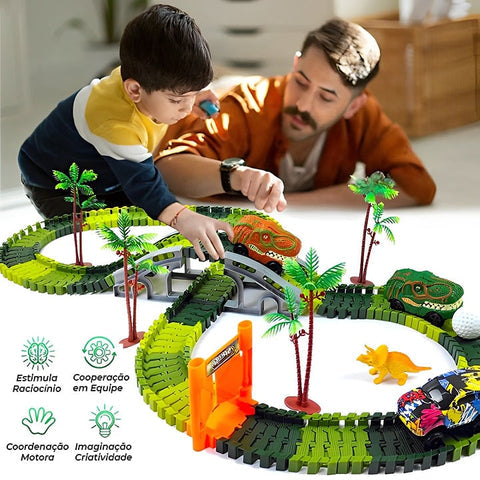 super pista dinossauro dino brinquedos