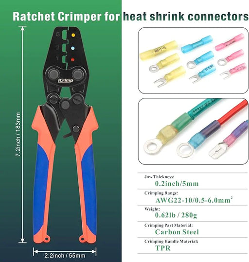 iCrimp Copper Pipe Pressing Tool Kit with Cutter & Deburring Tool