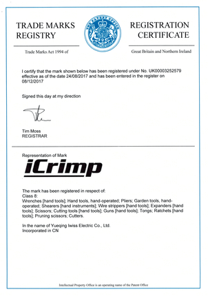 iCrimp Brand in UK