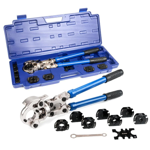 KIT-1632HY Hydraulic Copper Tubing Press Tool Kit for 1/2-in, 3/4