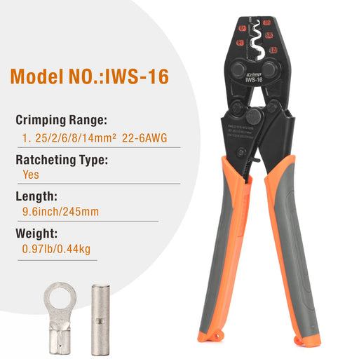 iCrimp Quick Change Ratcheting Crimper Tool Kit For Dupont Connector —  Iwiss Tools Co Limited