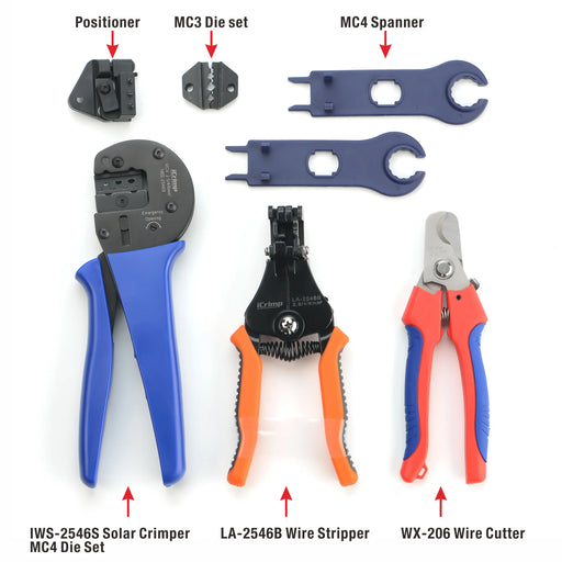 iCrimp IWS-2546S Solar Crimping Tools for AWG 14-10(2.5/4/6.0mm²