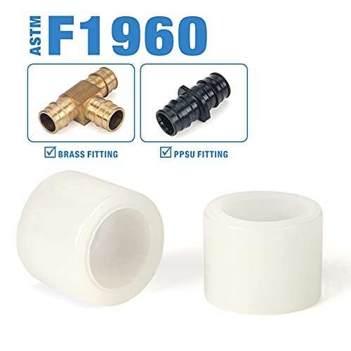  IWISS F1960 Kit de herramientas manuales para expansión de  tuberías PIPE. Cabezales de 1/2, 3/4 y 1 pulgada para extensora Propex  Expansion. Compatibles con Propex Wirsbo Uponor Meets ASTM F1960 Standard 