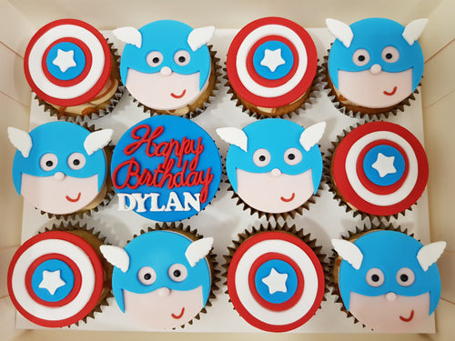 Superhero Cupcakes (Box of 12)