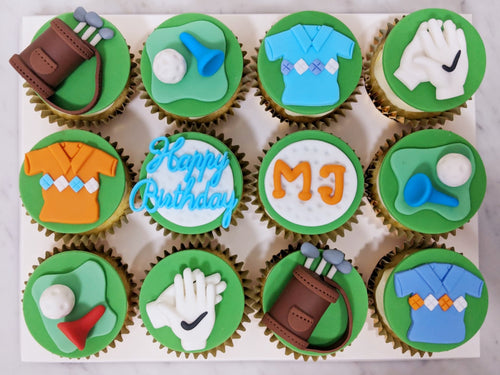 Golf Themed Cupcakes (Box of 12)