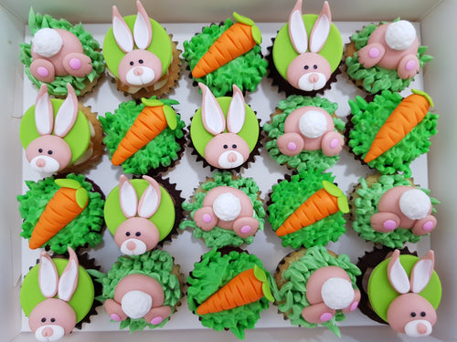 Little Bunny Mini Cupcakes (Box of 20)