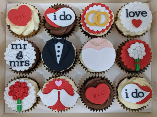 Wedding Cupcakes (Box of 12)