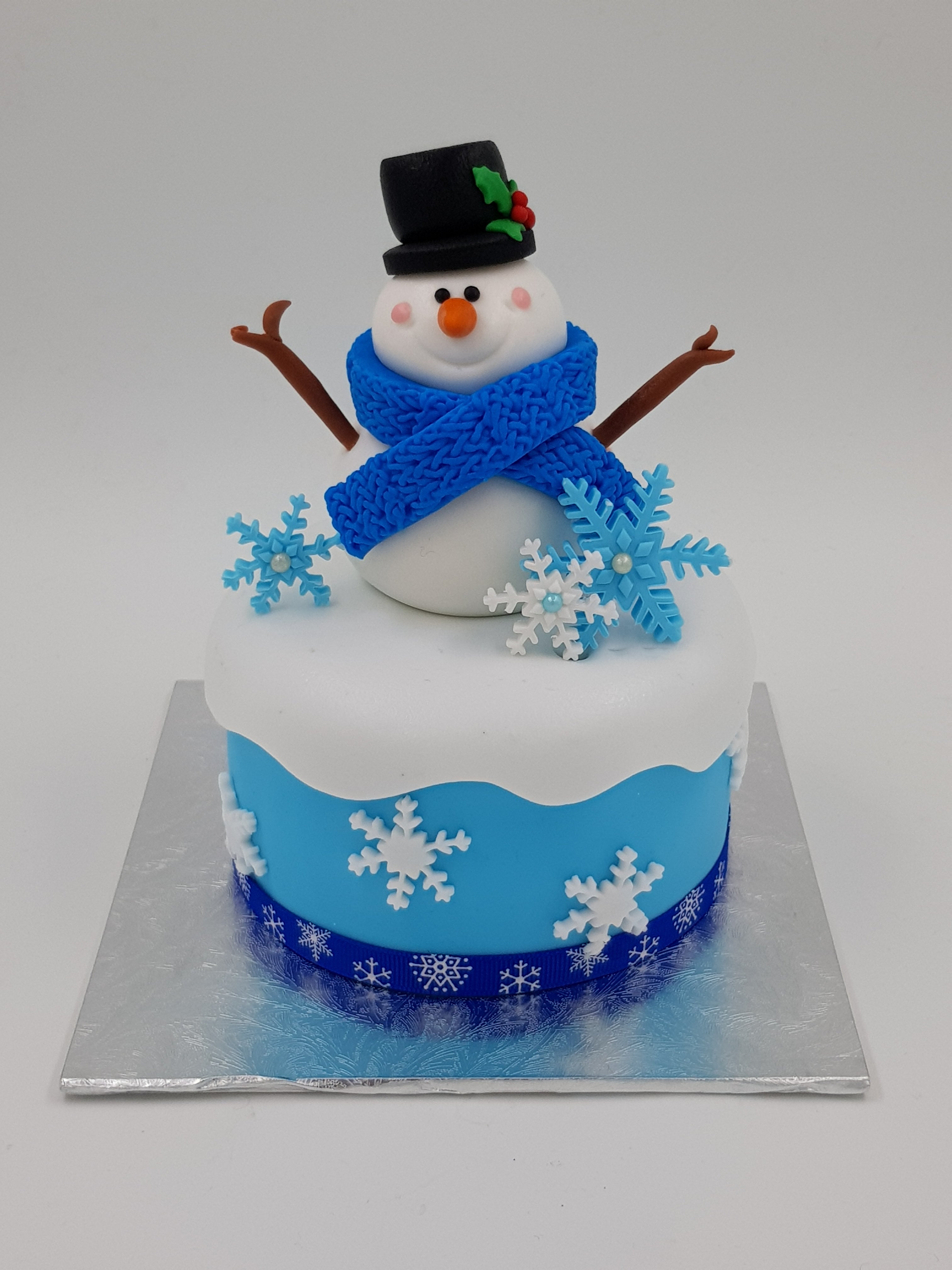 Confetti Snowman Cake Recipe - Pillsbury.com