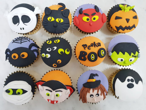 Halloween Cupcakes - Peeka Boo (Box of 12)