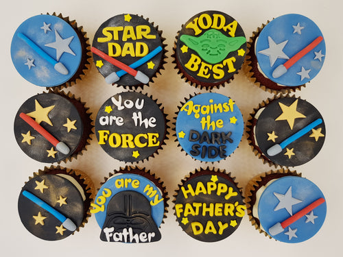 Father's Day Cupcakes - Dad, Yoda-Best