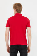 Men Polo T Shirt - 3 Button Moisture Wicking Polo T-Shirt
