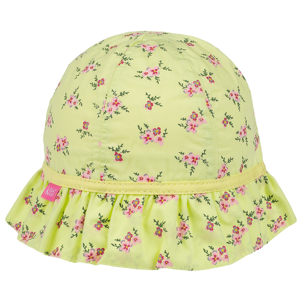 Calikids S2320 Cotton Baby Bow Hat (Floral) 