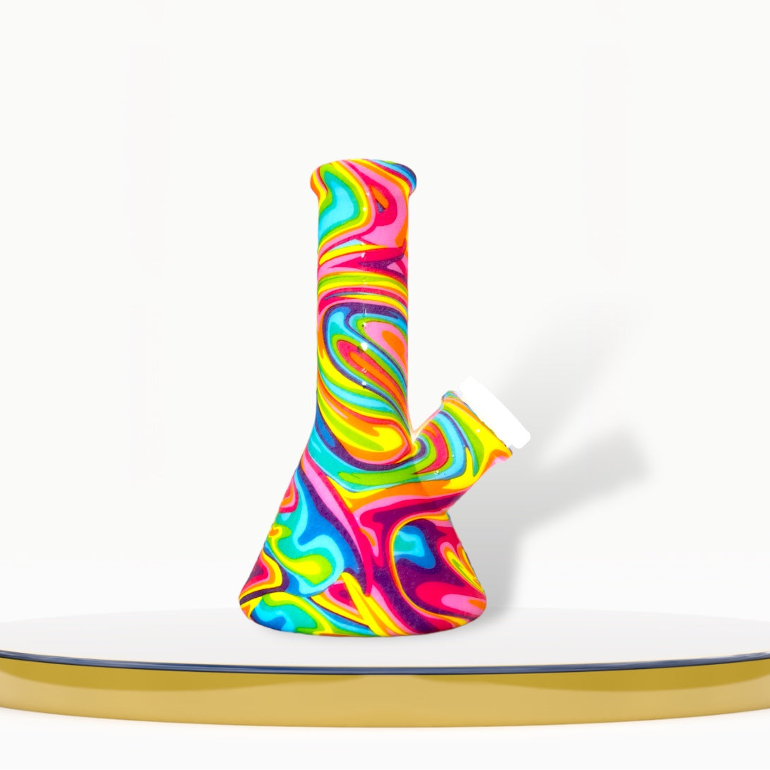 livraison commande acheter Bong Silicone - Psychedelic Dream - 13cm