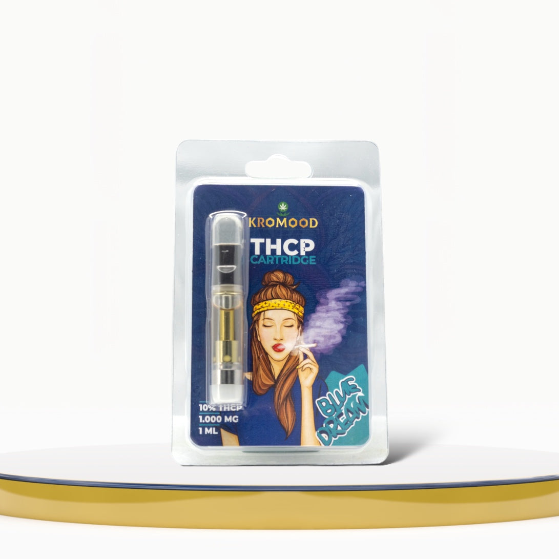 livraison commande acheter Cartouche Dab Pen THCP Blue Dream par KroMood - 10% de THCP (1000MG) - 1ML - 600 Bouffées