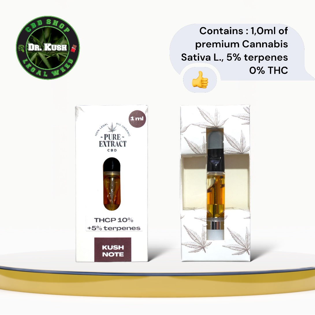 livraison commande acheter Cartouche Dab Pen THCP Kush Note  par Pure Extract - 10% de THCP - 1ML - 600 Bouffées