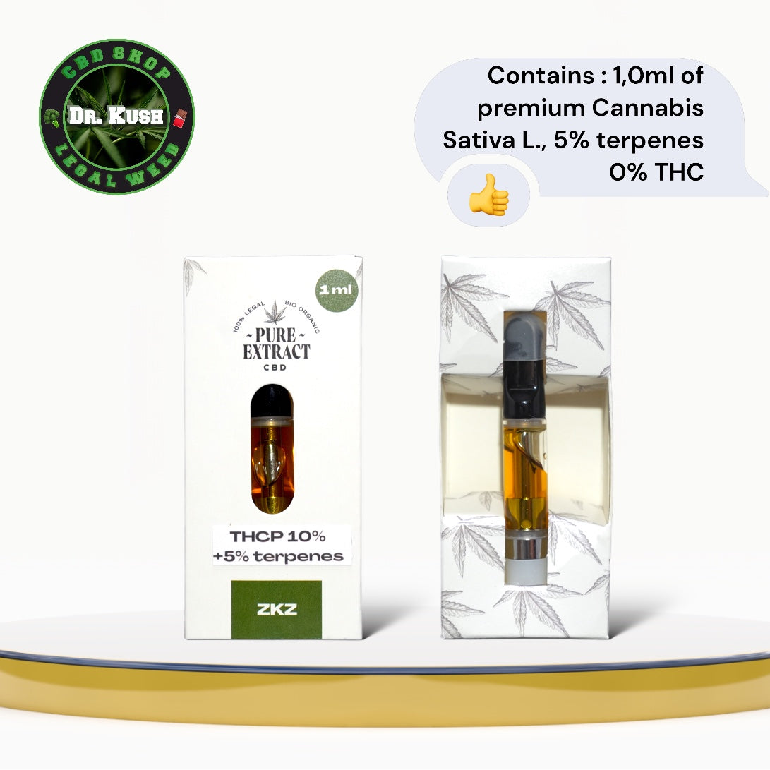 livraison commande acheter Cartouche Dab Pen THCP Zkz par Pure Extract - 10% de THCP - 1ML - 600 Bouffées