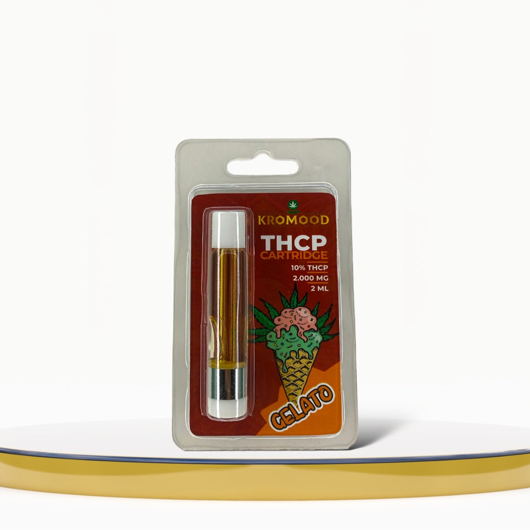 livraison commande acheter Cartouche Dab Pen THCP Gelato par KroMood - 10% de THCP (2000MG) - 2ML - 1200 Bouffées