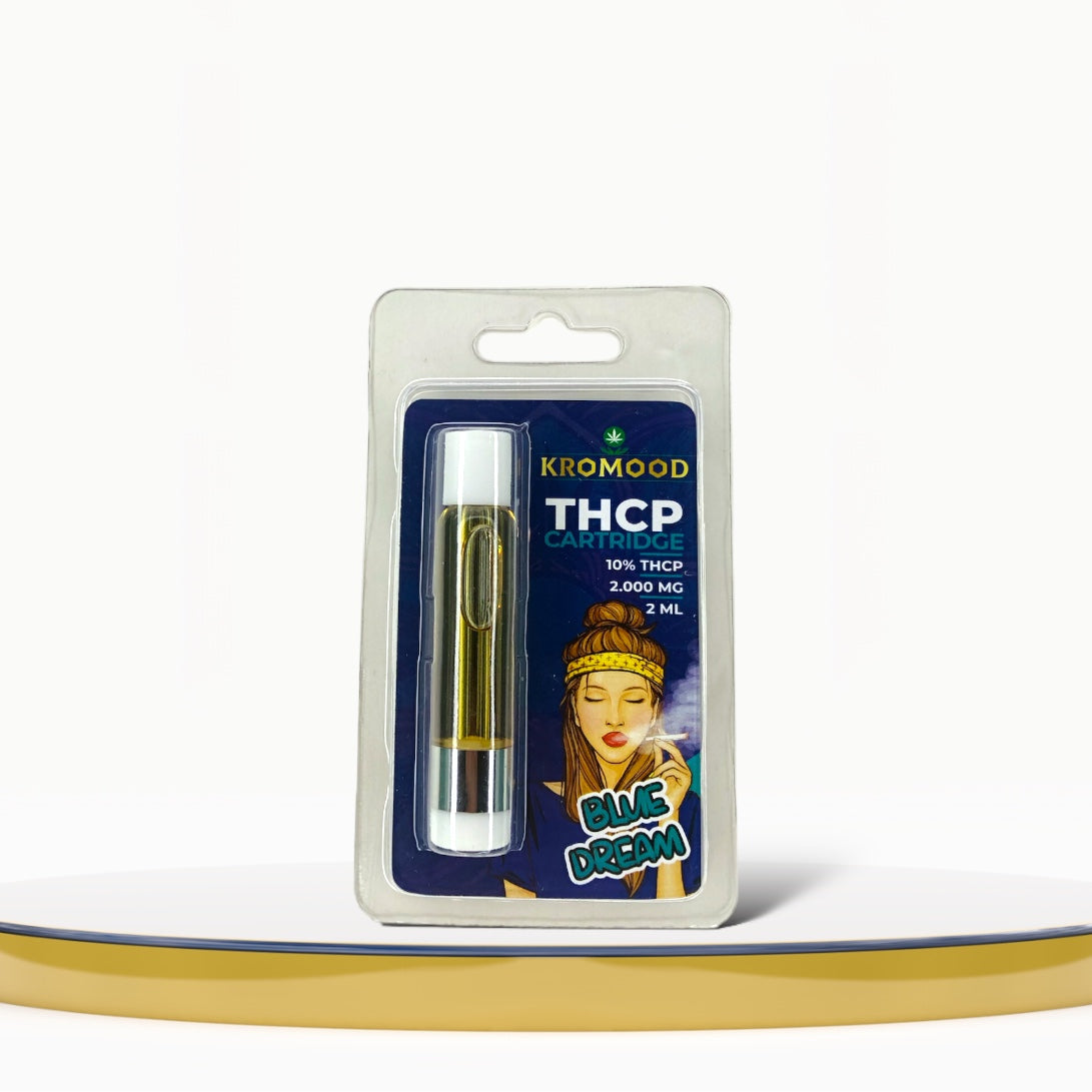 livraison commande acheter Cartouche Dab Pen THCP Blue Dream par KroMood - 10% de THCP (2000MG) - 2ML - 1200 Bouffées