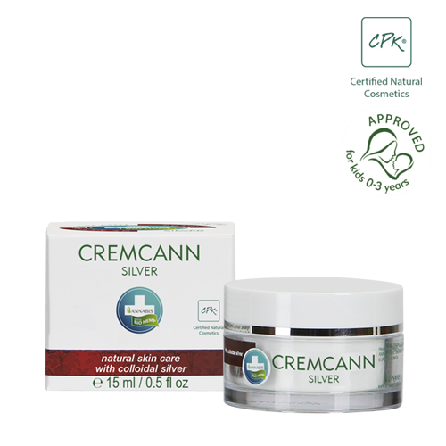 livraison commande acheter Cremcann Silver - Crème régénératrice au chanvre et argent colloïdal - Annabis 15 ml