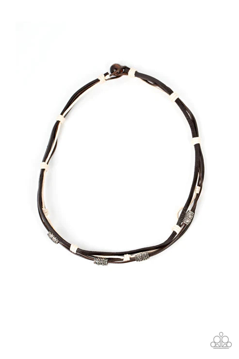 Backpack Paradise - Brown Paparazzi Necklace