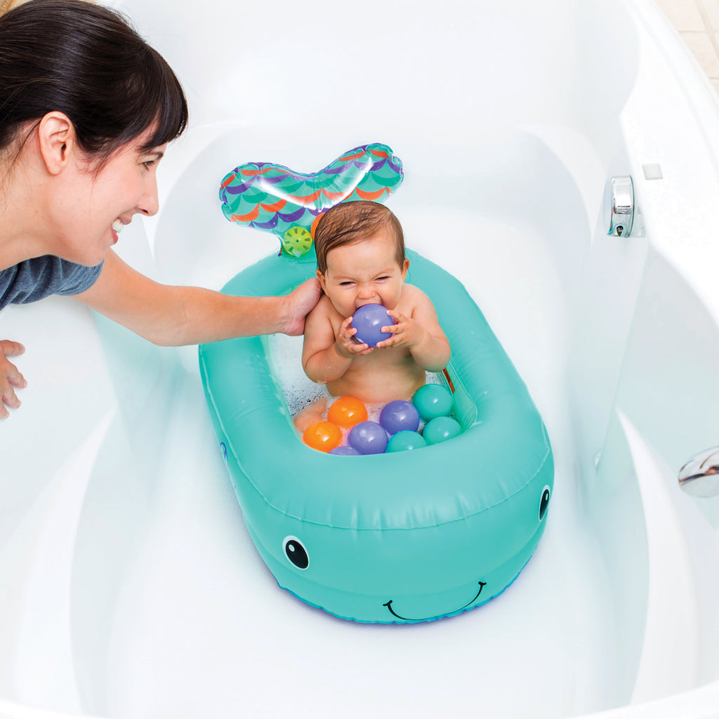 inflatable whale tub