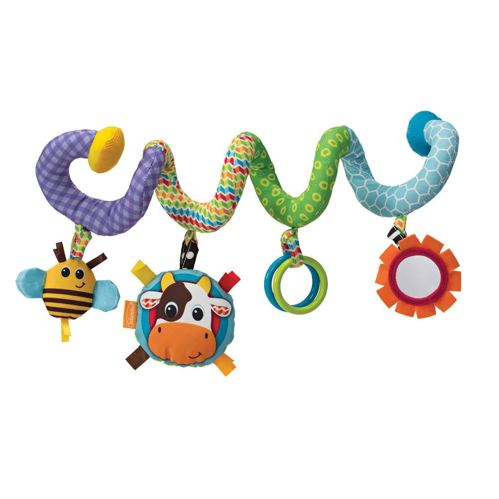 infantino spiral car seat activity toy