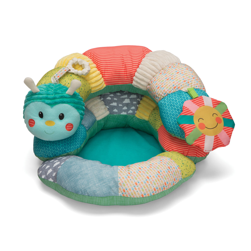 Prop A Pillar Tummy Time Seated Support Teal Infantino